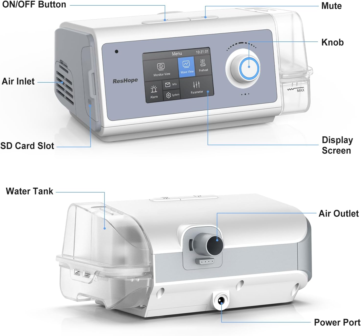 portable auto sleep apnea machine with humidifier portable auto sleep apnea machine with humidifier