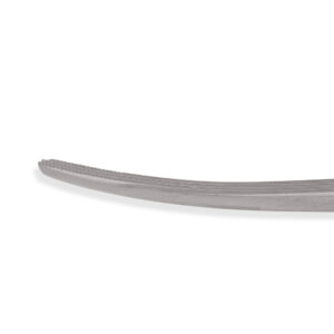 debakey cooley forceps – curved carmalt jaws, 19cm