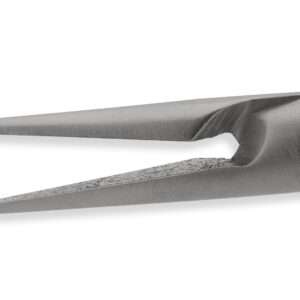 castroviejo micro needle holder – straight tc coated jaws, flat handle, stainless steel, 5.5'' (14cm)