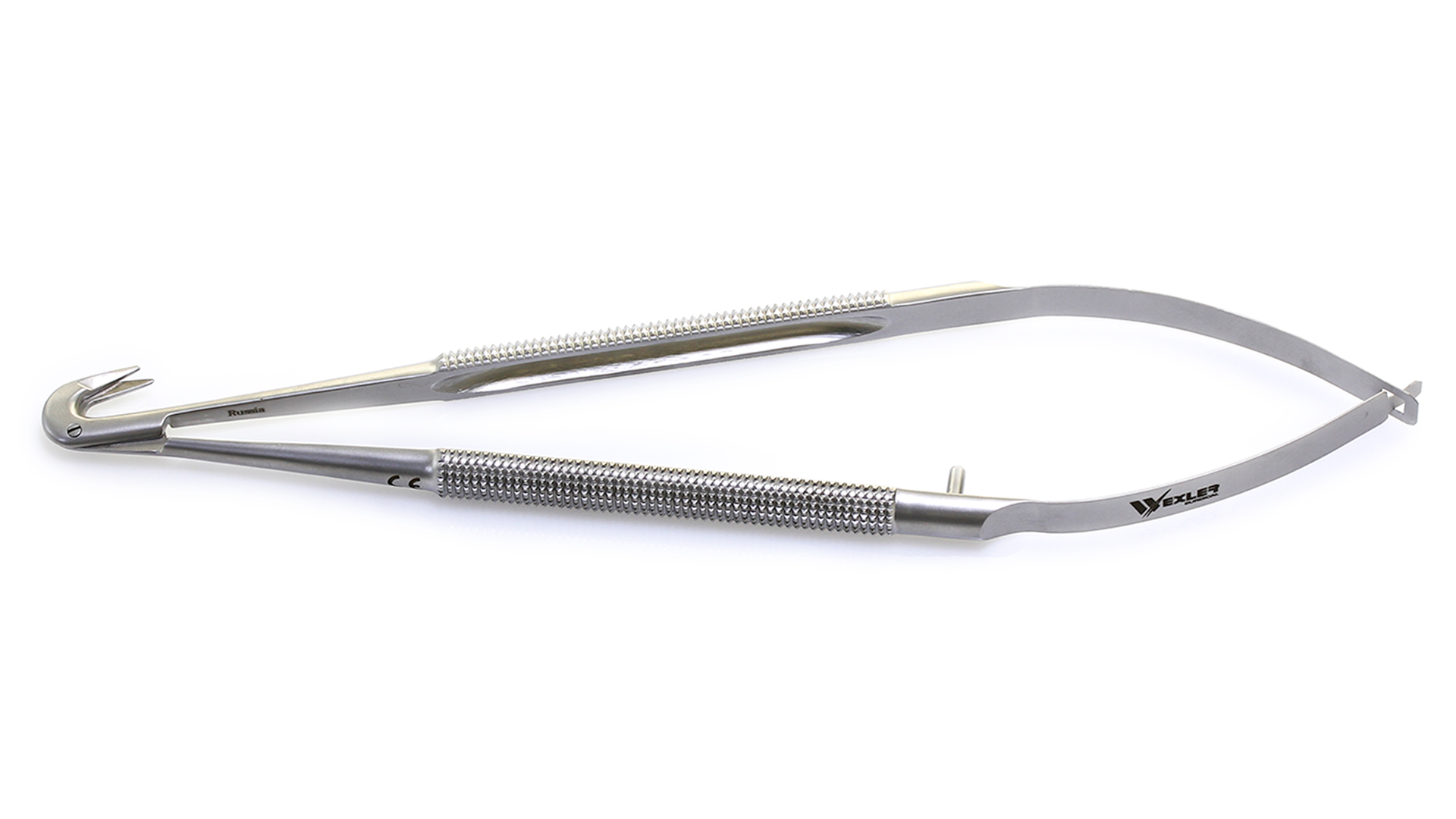 optimus potts scissors – 170° angled micro fine blades, round handle, stainless steel, 6.5" (16.5 cm) optimus potts scissors – 170° angled micro fine blades, round handle, stainless steel, 6.5" (16.5 cm)