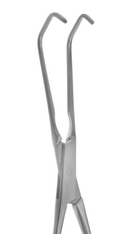debakey castaneda clamp – 1.4mm #3 anastomosis jaw, curved handle debakey castaneda clamp – 1.4mm #3 anastomosis jaw, curved handle