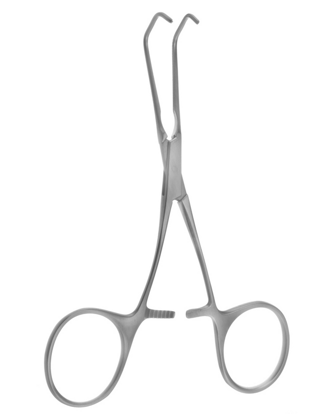 debakey castaneda clamp – 1.4mm #3 anastomosis jaw, curved handle debakey castaneda clamp – 1.4mm #3 anastomosis jaw, curved handle