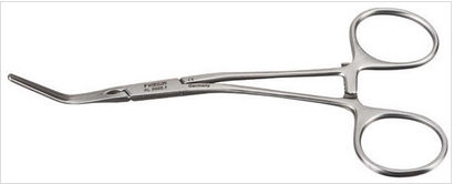 multi purpose clamp – 45° angled, 20mm x fine debakey atraumatic jaws, slightly angled shanks, stainless steel, 5.59″ (14.2cm) multi purpose clamp – 45° angled, 20mm x fine debakey atraumatic jaws, slightly angled shanks, stainless steel, 5.59″ (14.2cm)